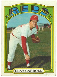 1972 Topps Baseball Cards      311     Clay Carroll